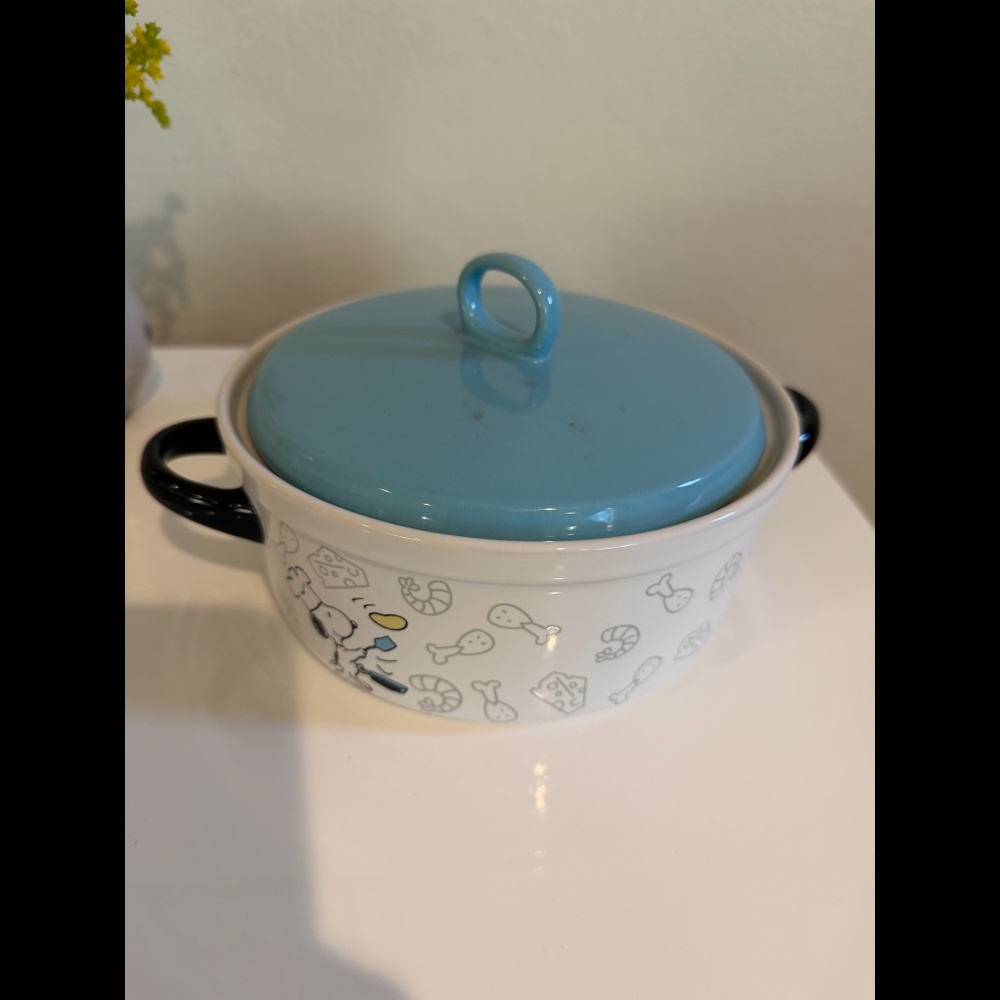 Snoopy Ceramic Brie Casserole Dish